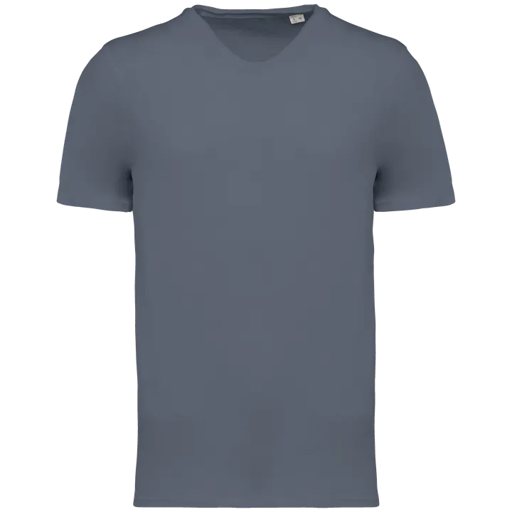 Umweltfreundliches unversäumtes Herren Slub-T-Shirt Mineral Grey