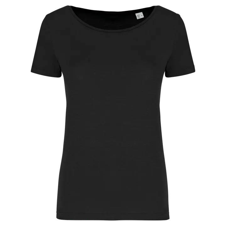 T-shirt écoresponsable en modal femme Black