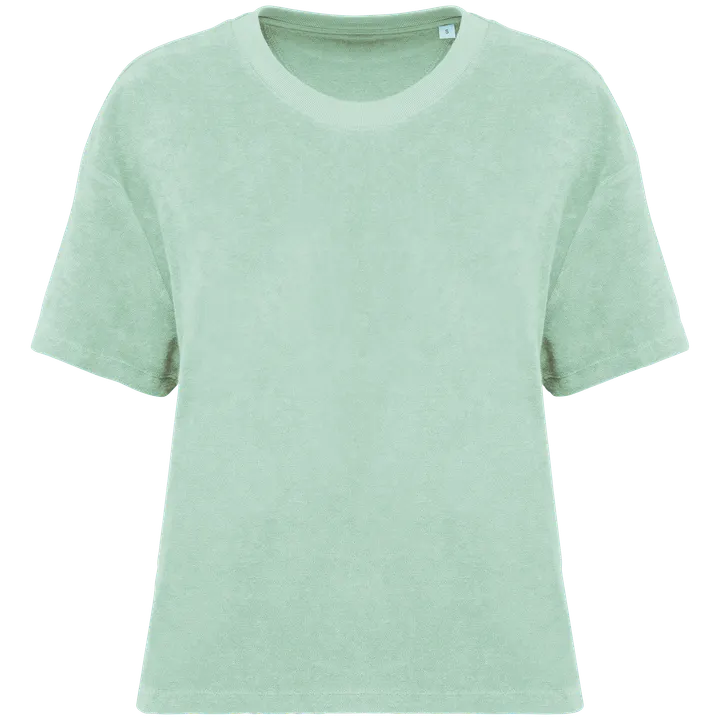 T-shirt écoresponsable en éponge femme Brook Green