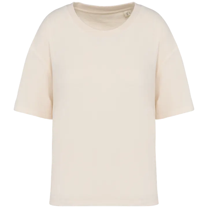 T-shirt écoresponsable en éponge femme Ivory