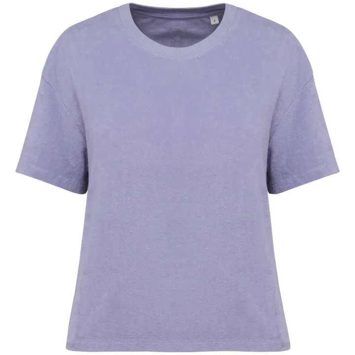 T-shirt écoresponsable en éponge femme Parma