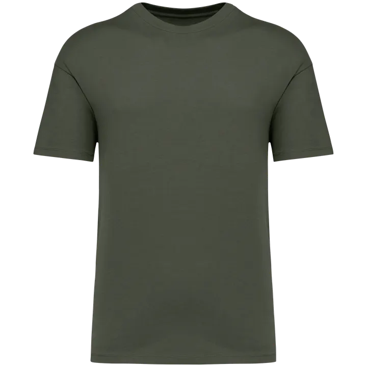 Umweltfreundliches Unisex T-Shirt mit hängenden Schultern Organic Khaki