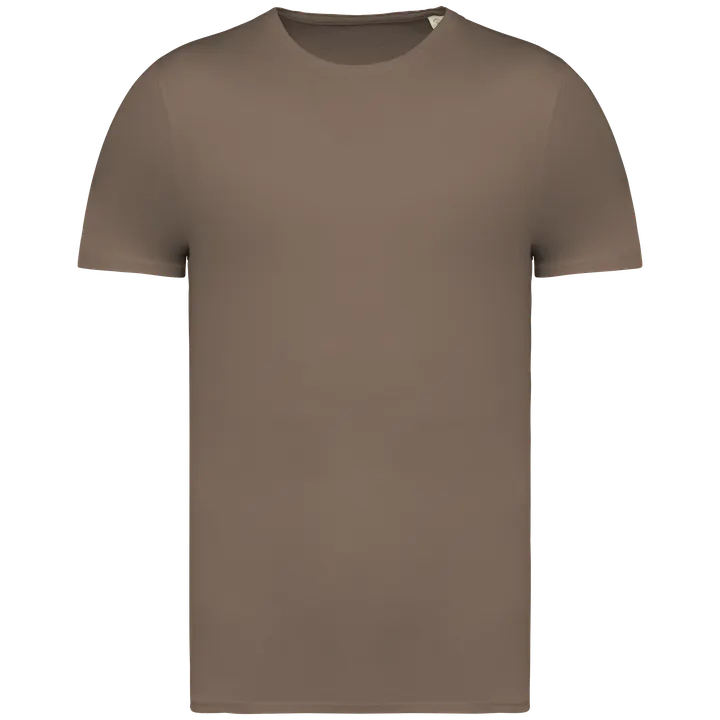 Umweltfreundliches ausgewaschenes Unisex-T-Shirt Washed Cream Coffee