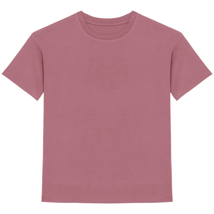 Umweltfreundliches T-Shirt mit hängenden Schultern für Kinder Antique Rose
