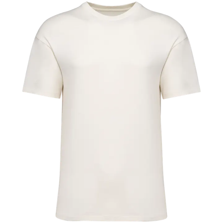 Umweltfreundliches T-Shirt mit hängenden Schultern für Kinder Ivory