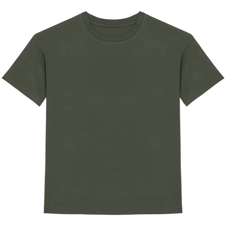 Umweltfreundliches T-Shirt mit hängenden Schultern für Kinder Organic Khaki