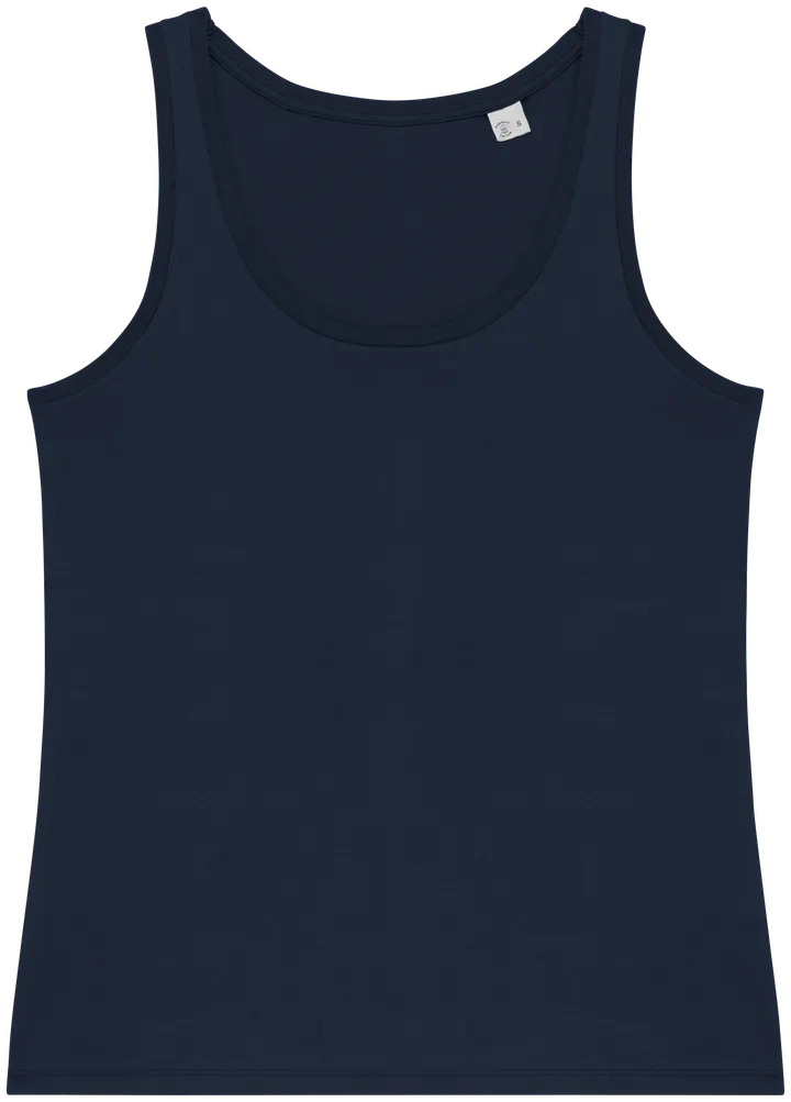 Umweltfreundliches Achselhemd für Damen Navy Blue