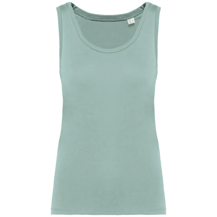 Umweltfreundliches Achselhemd für Damen Jade Green