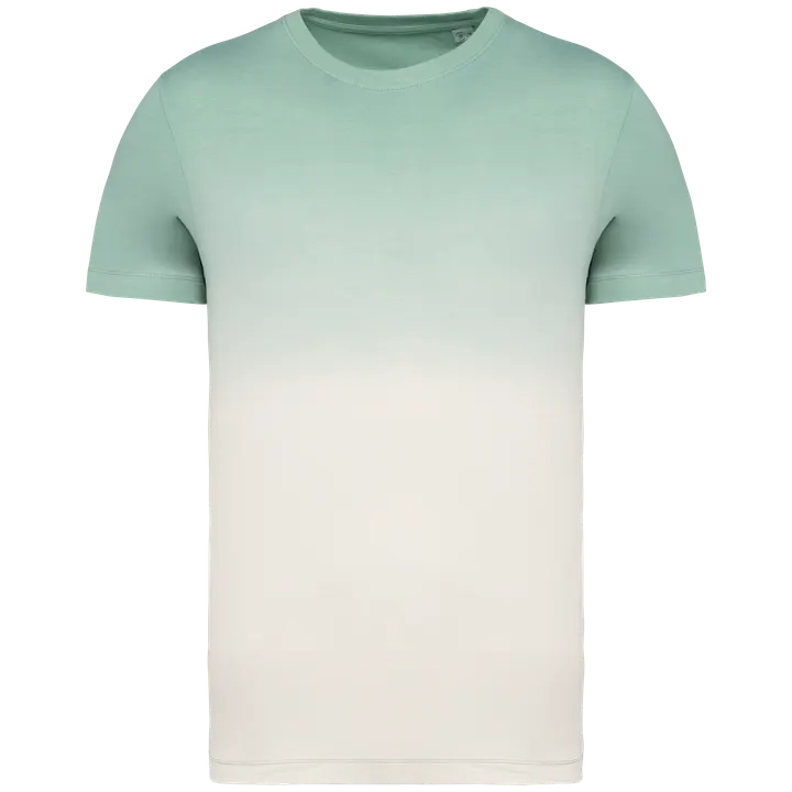 T-shirt écoresponsable Dip Dye unisexe Dip Dye Jade Green