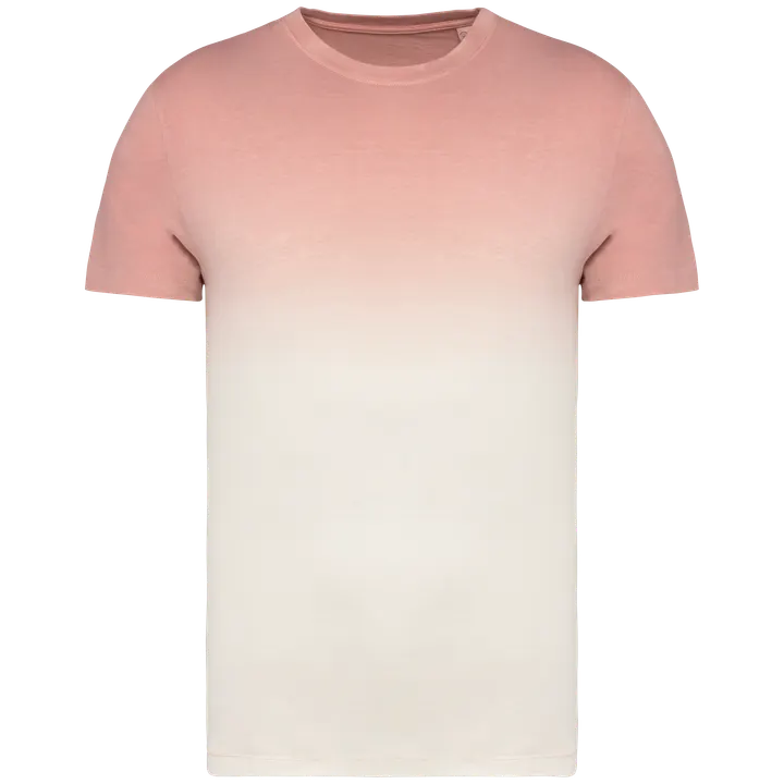 T-shirt écoresponsable Dip Dye unisexe Dip Dye Petal Rose