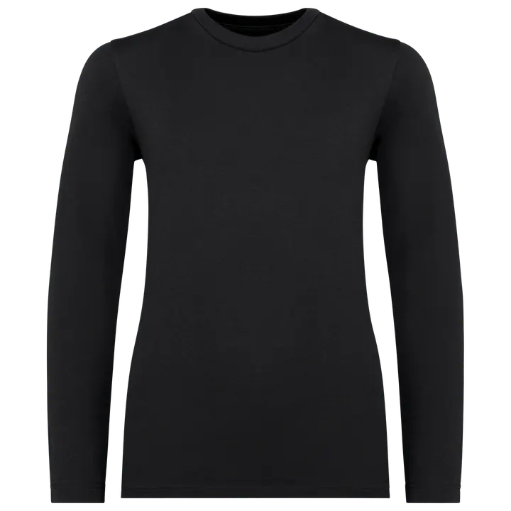 T-shirt écoresponsable manches longues enfant Black