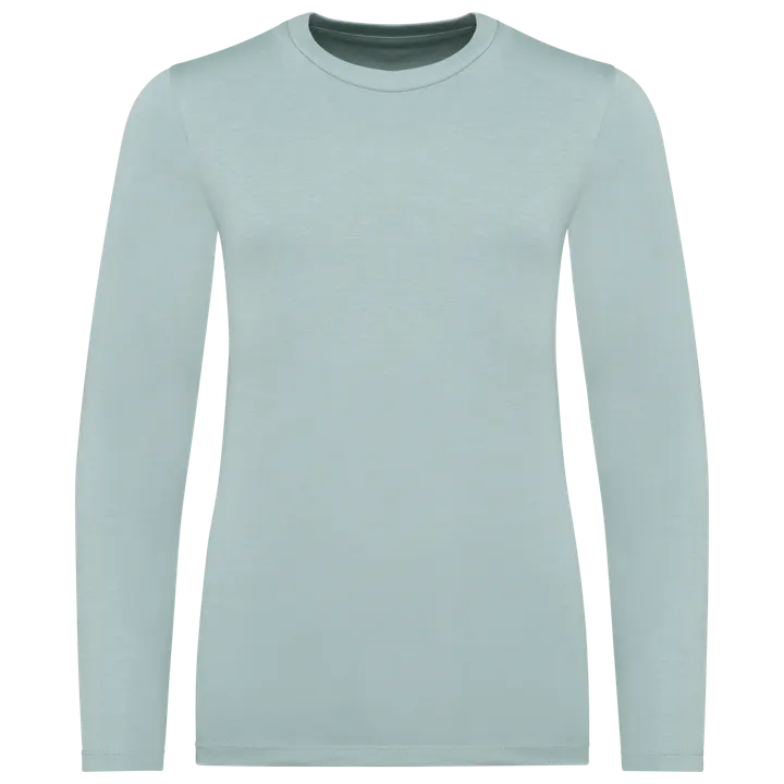 T-shirt écoresponsable manches longues enfant Jade Green