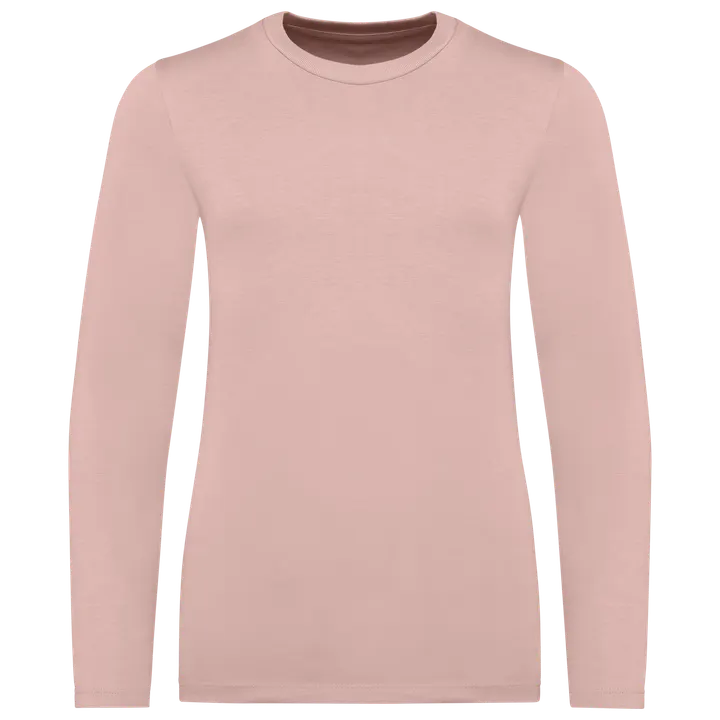 T-shirt écoresponsable manches longues enfant Petal Rose