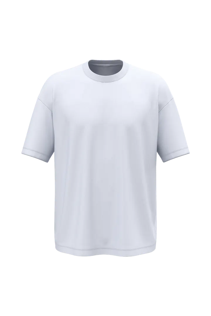 Umweltfreundliches Oversize Herren-T-Shirt White