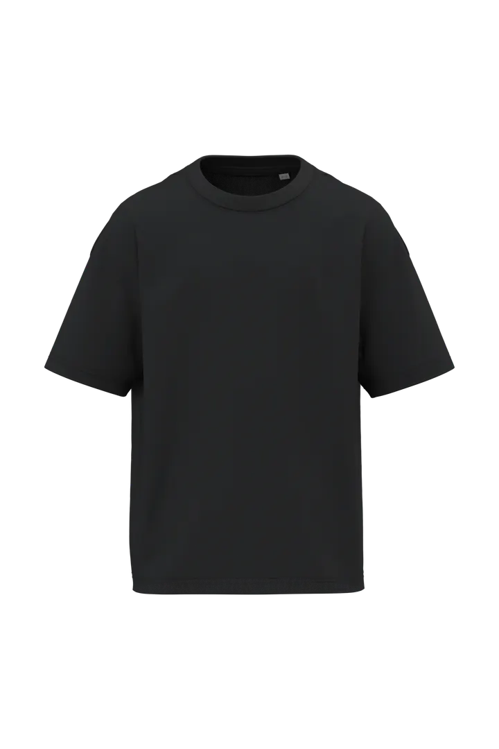T-shirt écoresponsable oversize enfant Black
