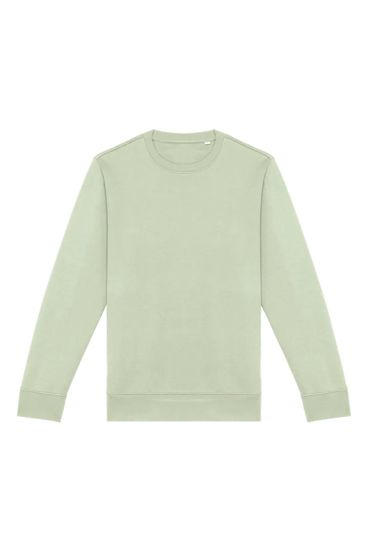 Umweltfreundliches Unisex-Sweatshirt mit Rundhalsausschnitt Celadon Green