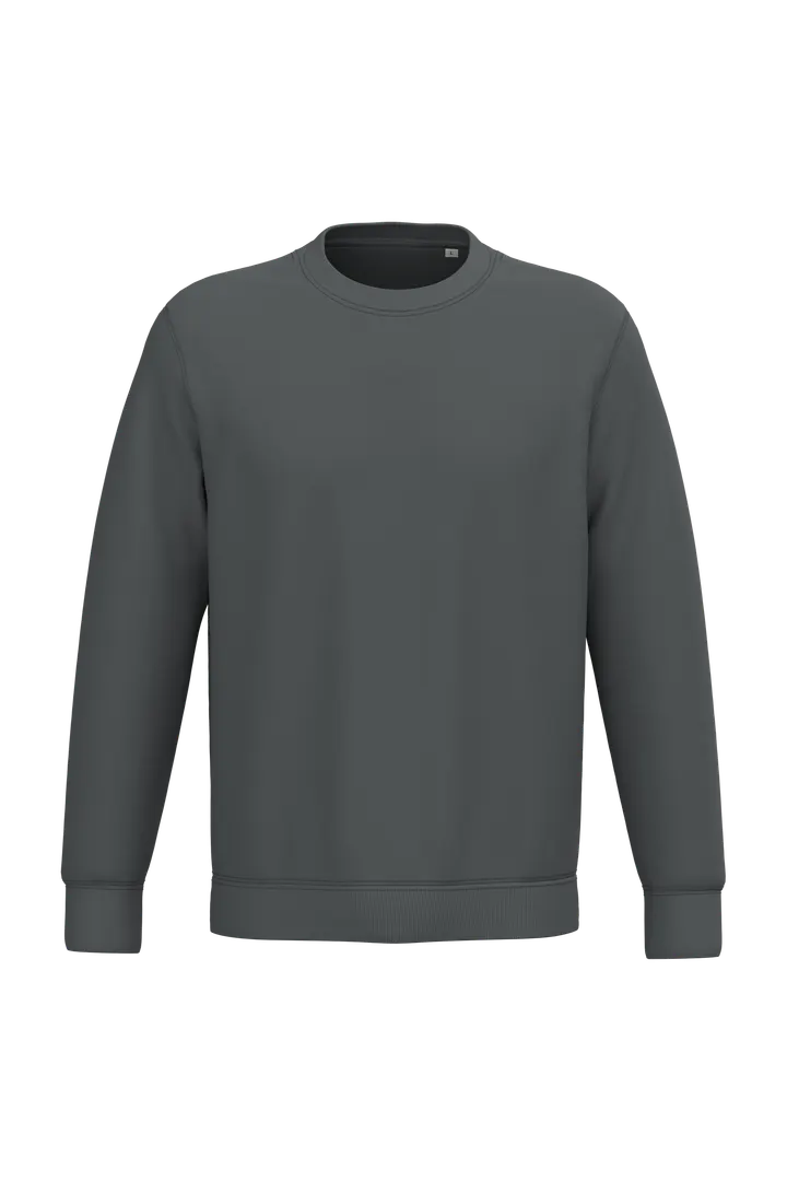 Umweltfreundliches Unisex-Sweatshirt mit Rundhalsausschnitt Iron Grey