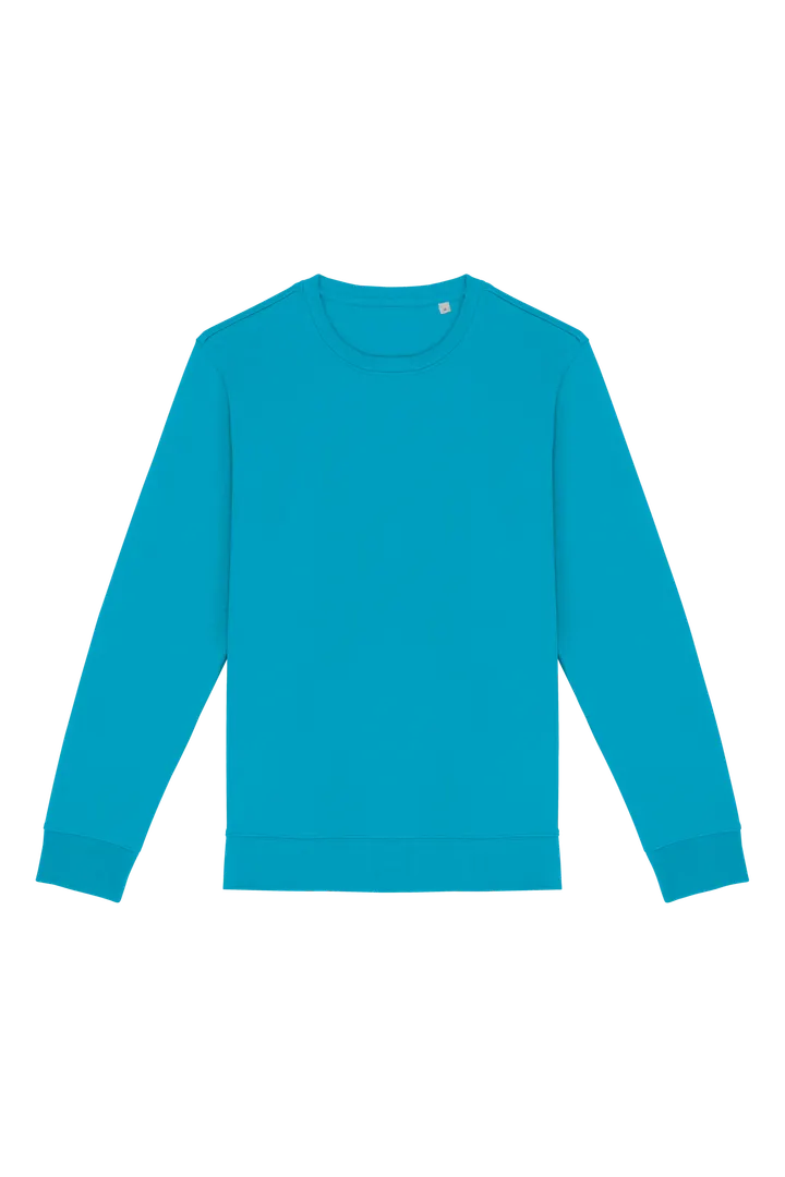 Umweltfreundliches Unisex-Sweatshirt mit Rundhalsausschnitt Light Turquoise