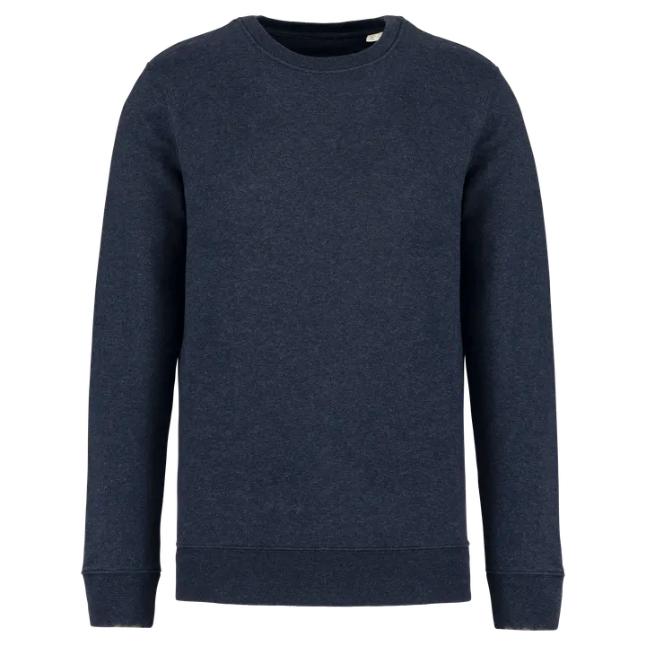 Umweltfreundliches Unisex-Sweatshirt mit Rundhalsausschnitt Navy Blue Heather