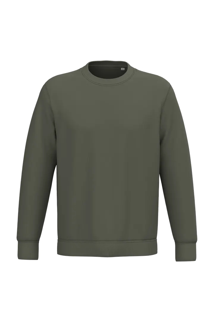Umweltfreundliches Unisex-Sweatshirt mit Rundhalsausschnitt Organic Khaki