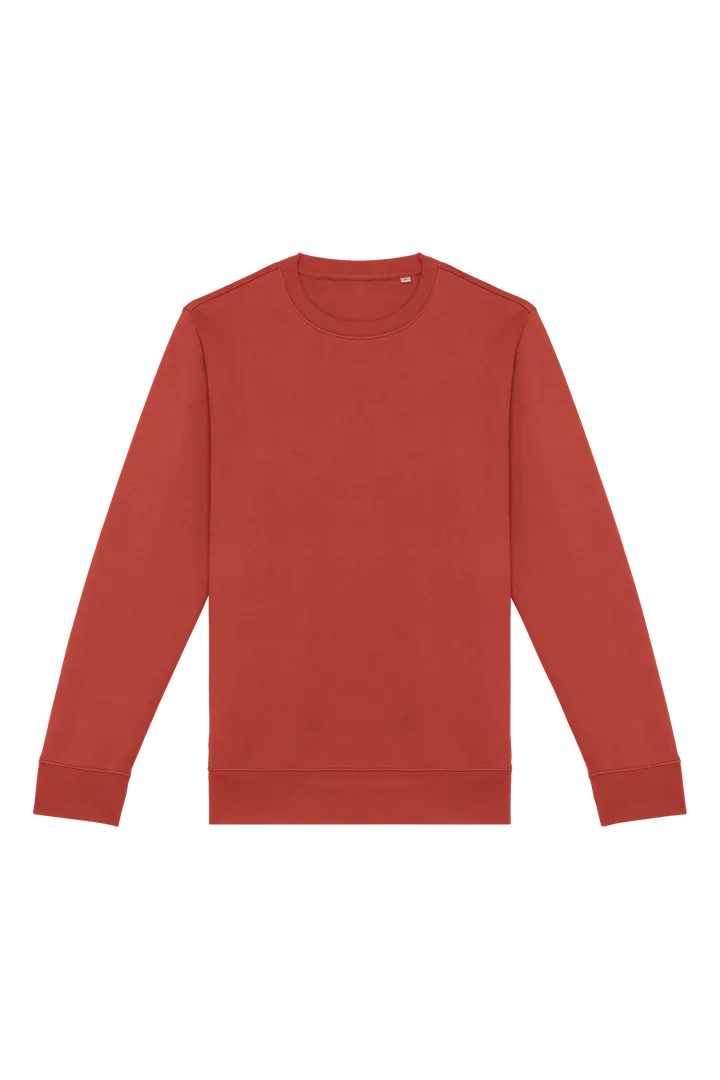 Umweltfreundliches Unisex-Sweatshirt mit Rundhalsausschnitt Paprika