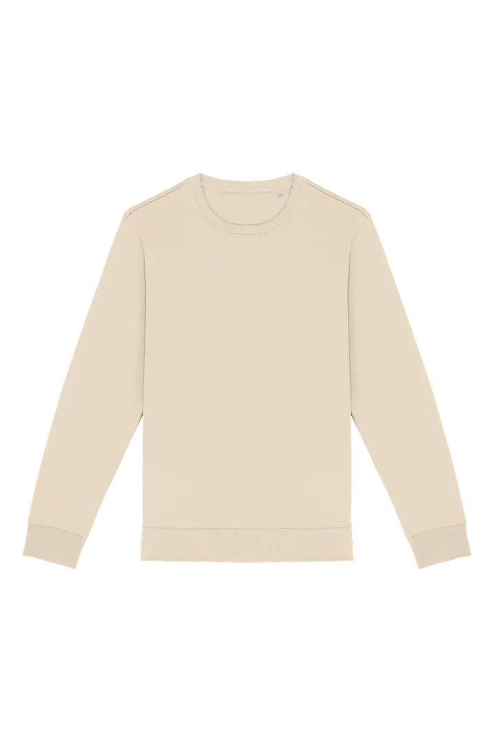 Umweltfreundliches Unisex-Sweatshirt mit Rundhalsausschnitt Raw Natural