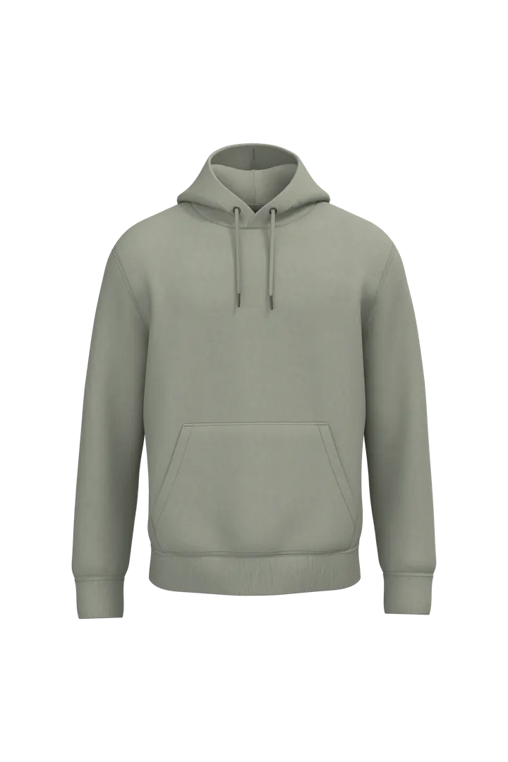 Umweltfreundliches Unisex Kapuzensweatshirt Almond Green