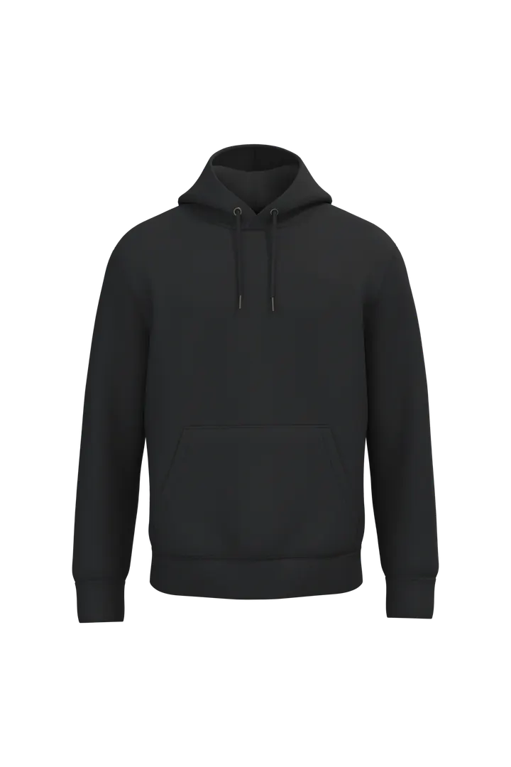 Umweltfreundliches Unisex Kapuzensweatshirt Black