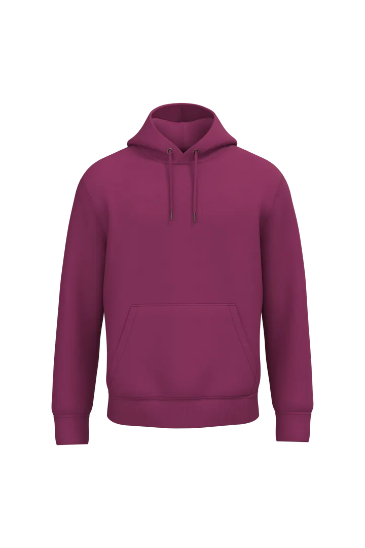 Umweltfreundliches Unisex Kapuzensweatshirt Cherry Purple