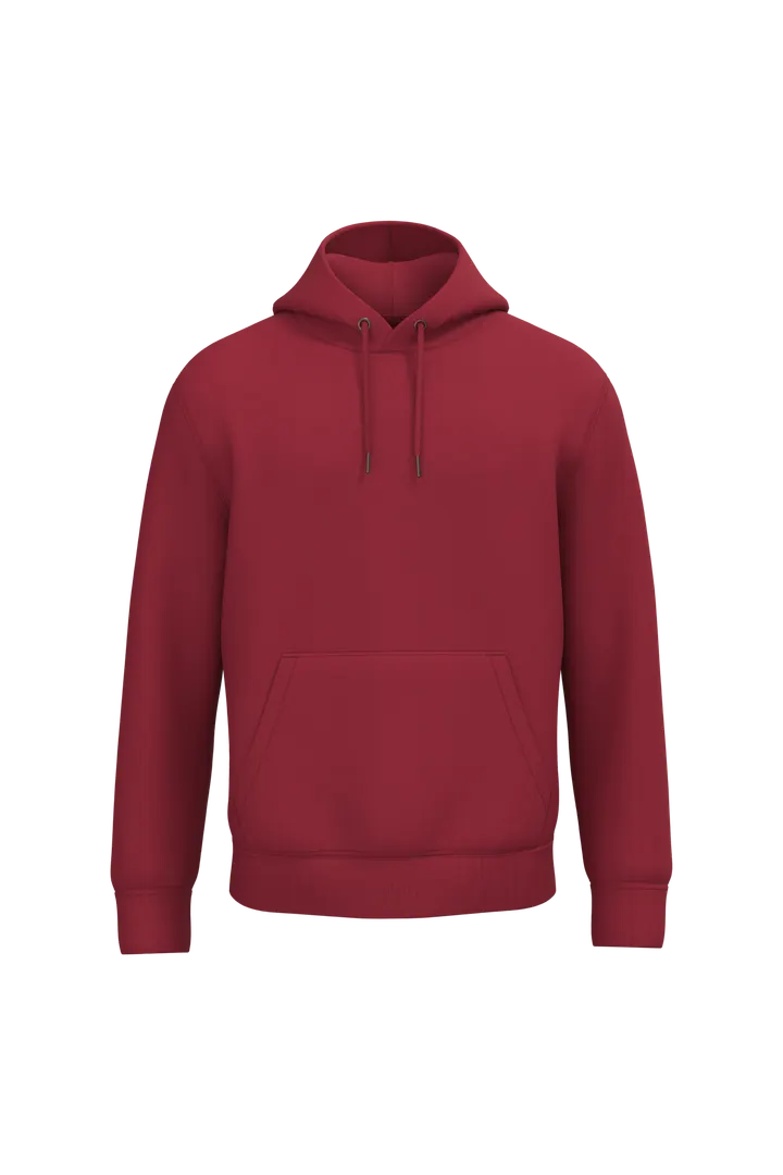 Umweltfreundliches Unisex Kapuzensweatshirt Hibiscus Red