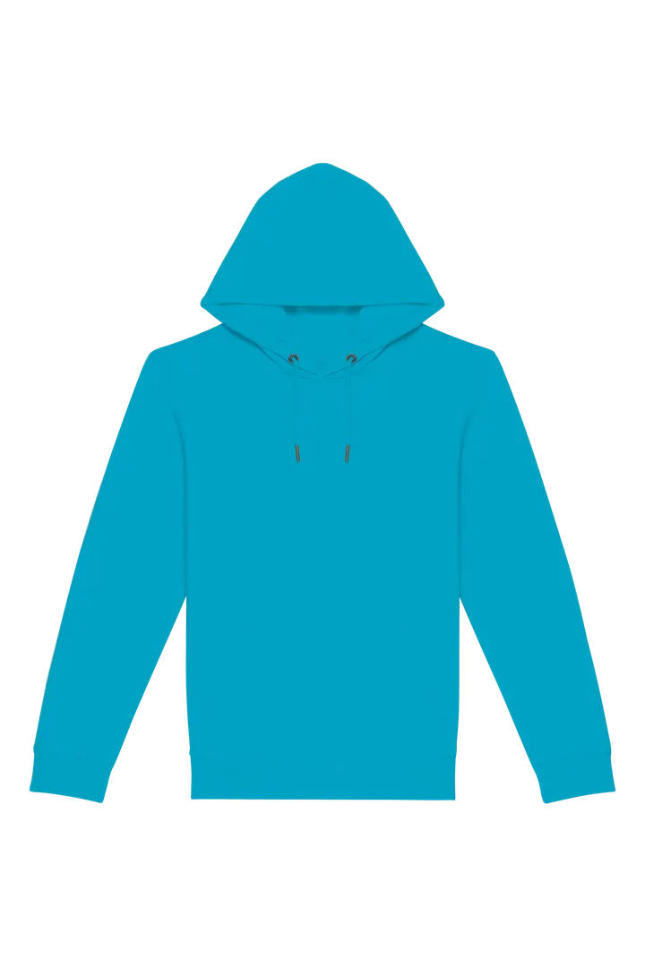 Umweltfreundliches Unisex Kapuzensweatshirt Light Turquoise