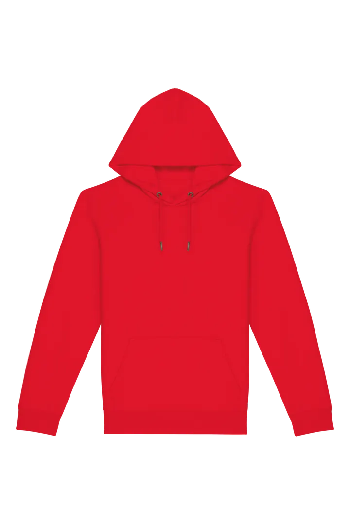 Umweltfreundliches Unisex Kapuzensweatshirt Poppy Red