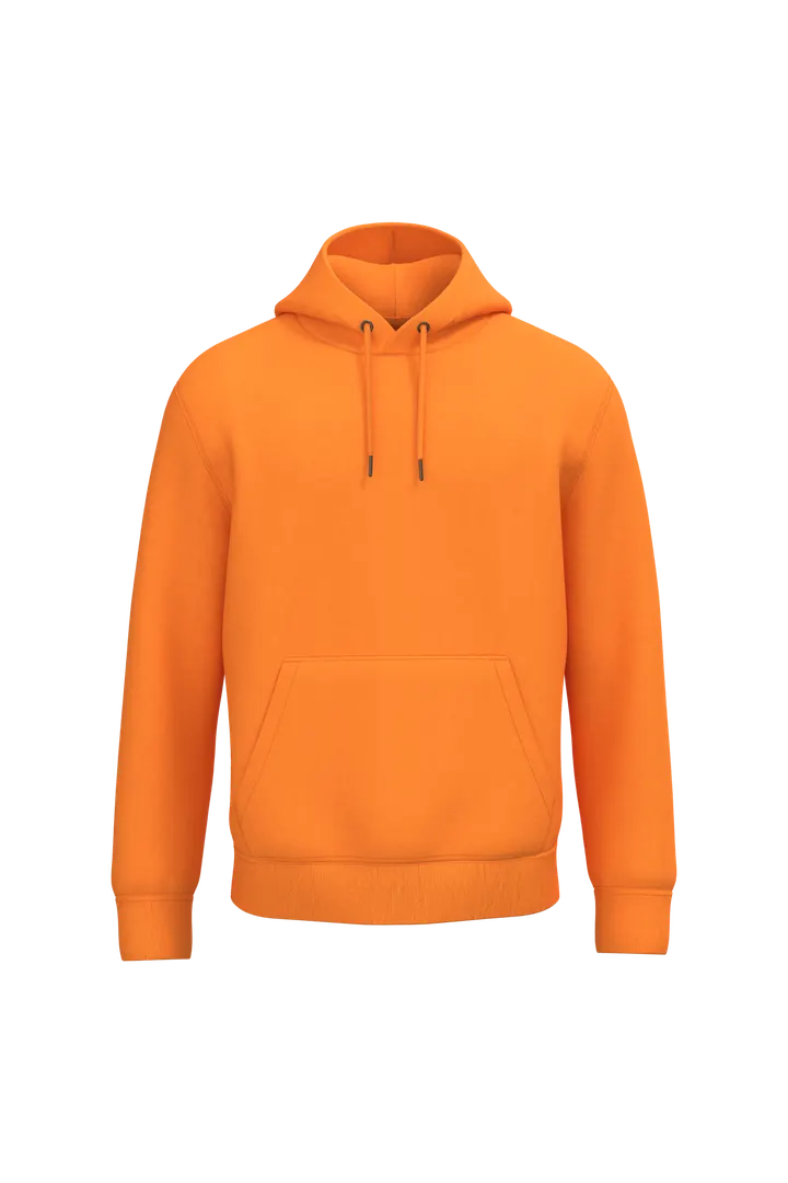 Umweltfreundliches Unisex Kapuzensweatshirt Tangerine