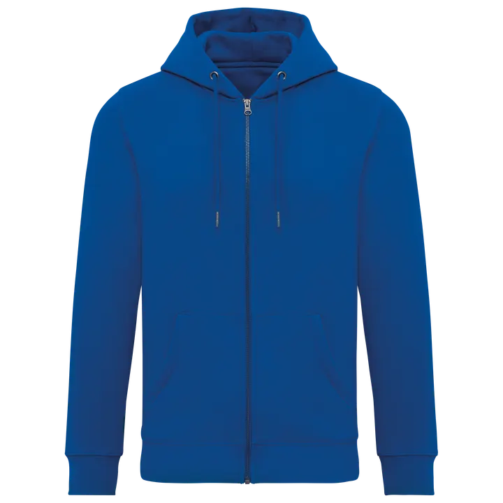 Umweltfreundliches Unisex Kapuzensweatshirt mit Reißverschluss Sea Blue