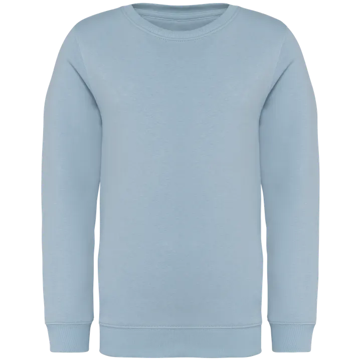 Umweltfreundliches Sweatshirt mit Rundhalsausschnitt für Kinder Aquamarine
