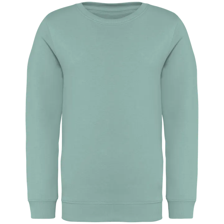 Umweltfreundliches Sweatshirt mit Rundhalsausschnitt für Kinder Jade Green