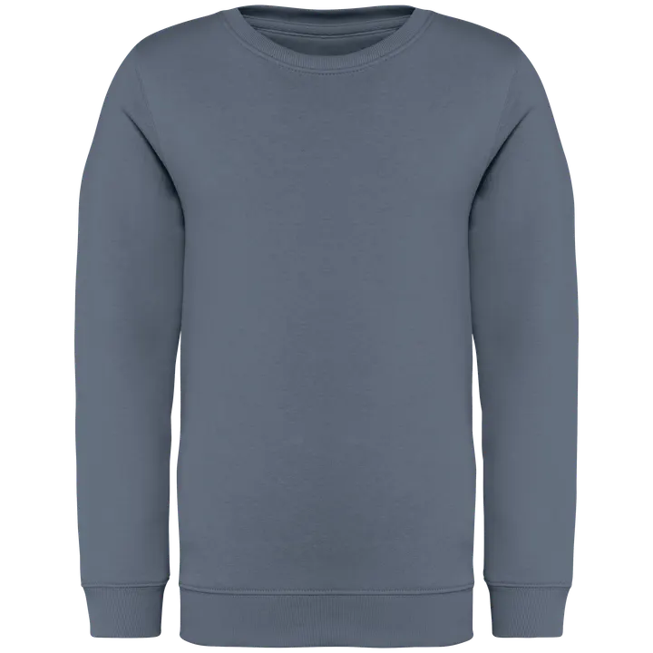 Umweltfreundliches Sweatshirt mit Rundhalsausschnitt für Kinder Mineral Grey