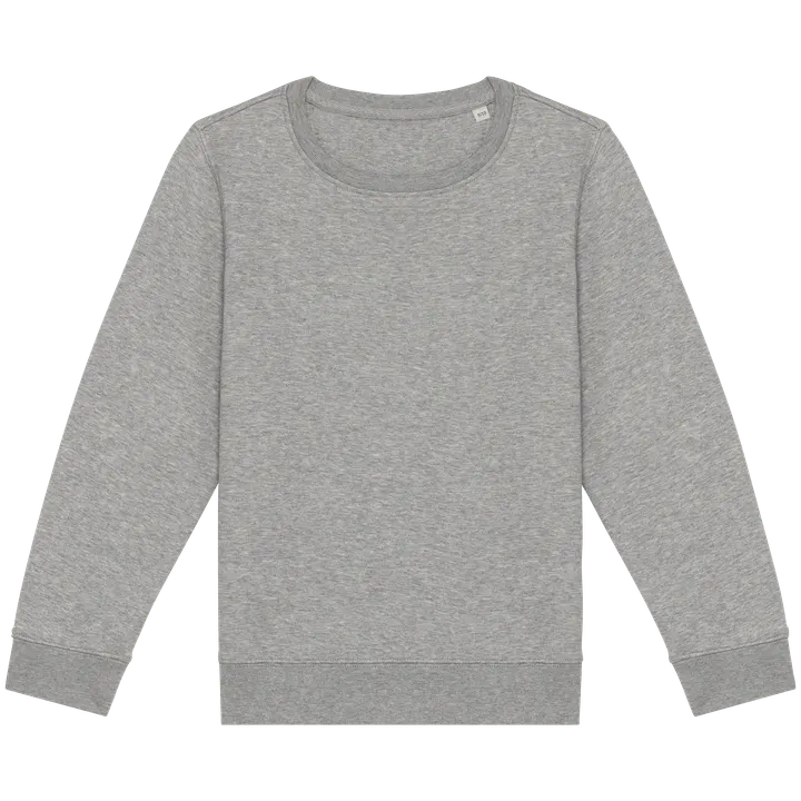 Umweltfreundliches Sweatshirt mit Rundhalsausschnitt für Kinder Moon Grey Heather