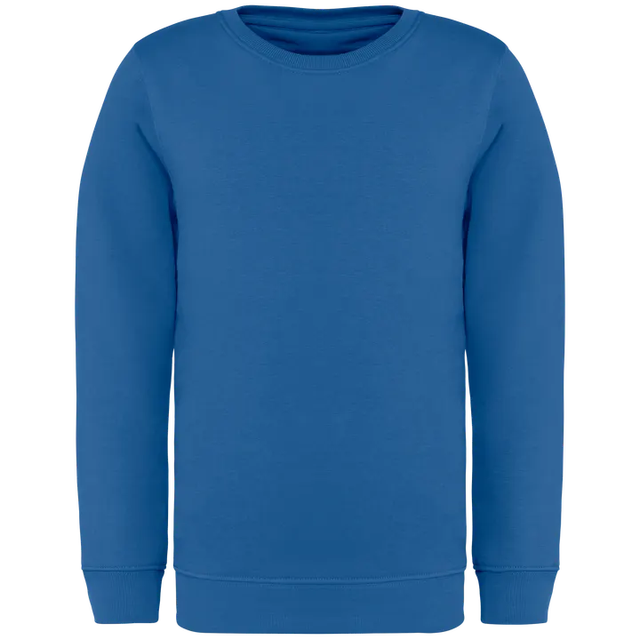 Umweltfreundliches Sweatshirt mit Rundhalsausschnitt für Kinder Sea Blue
