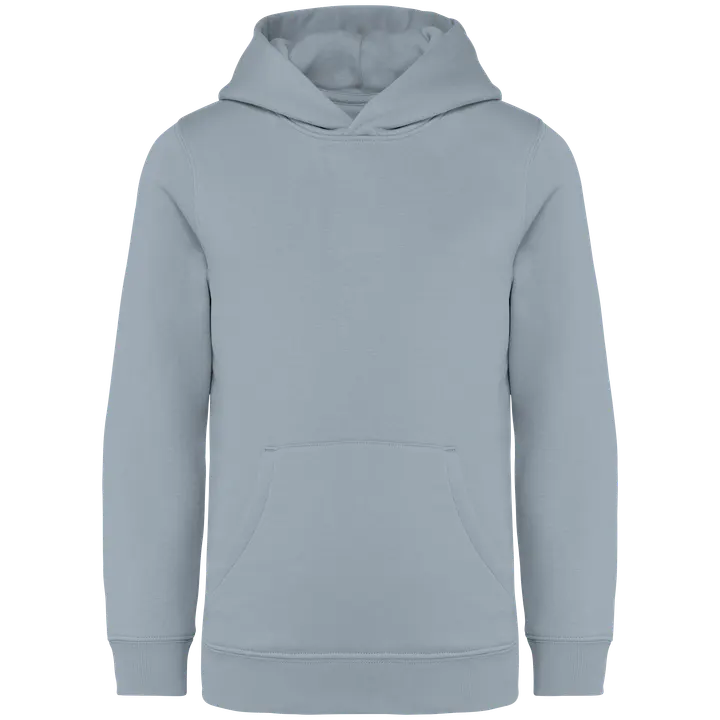 Umweltfreundliches Kapuzensweatshirt für Kinder Aquamarine