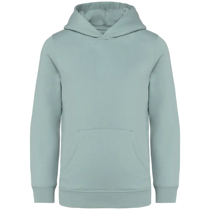Umweltfreundliches Kapuzensweatshirt für Kinder Jade Green