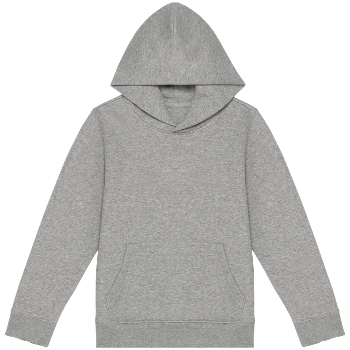 Umweltfreundliches Kapuzensweatshirt für Kinder Moon Grey Heather