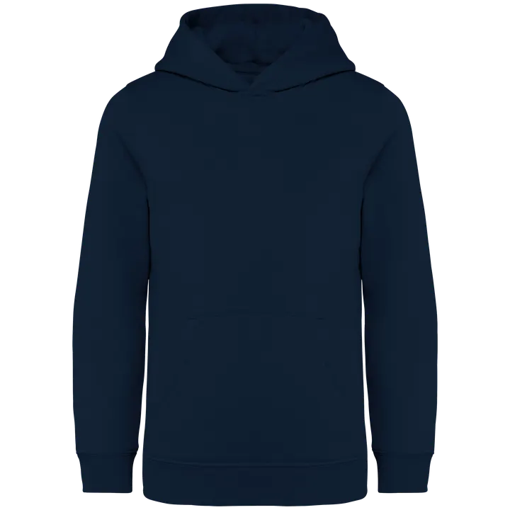 Umweltfreundliches Kapuzensweatshirt für Kinder Navy Blue