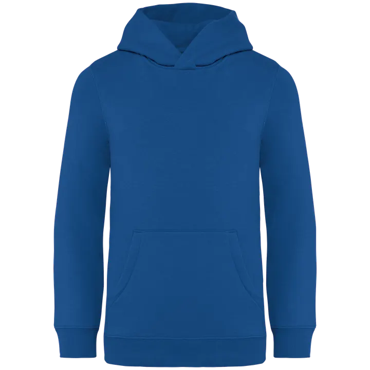 Umweltfreundliches Kapuzensweatshirt für Kinder Sea Blue