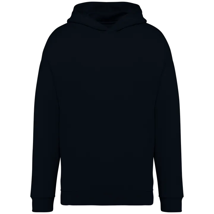 Umweltfreundliches Oversize Unisex-Kapuzensweatshirt Black