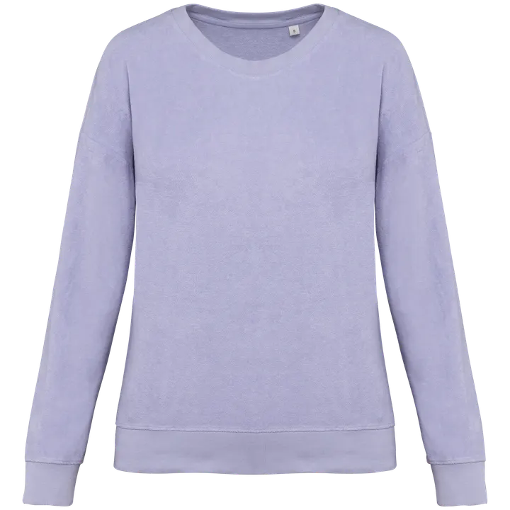 Umweltfreundliches Damen-Sweatshirt aus Frottee Parma