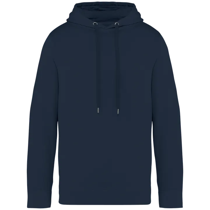 Sweat-shirt écoresponsable à capuche French Terry unisexe Washed Navy Blue