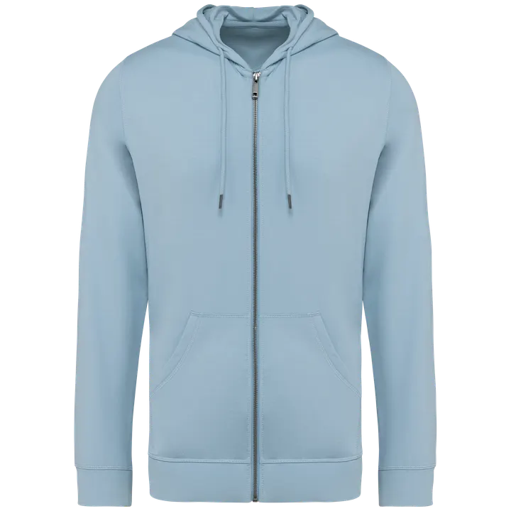 Herren-Kapuzensweatshirt mit Reissverschluss Aquamarine