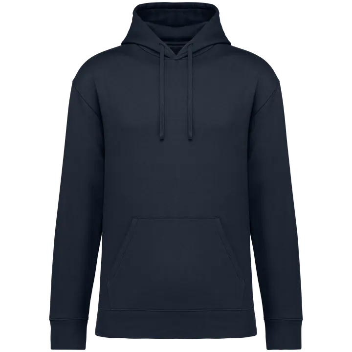 Sweat-shirt écoresponsable à capuche à épaules tombantes molleton gratté unisexe Navy Blue