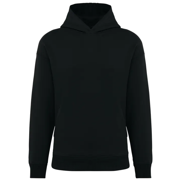 Sweat-shirt écoresponsable à capuche oversize unisexe Black
